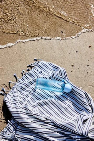 Ella hammam towel - Blue, 90x170 cm - Sagaform