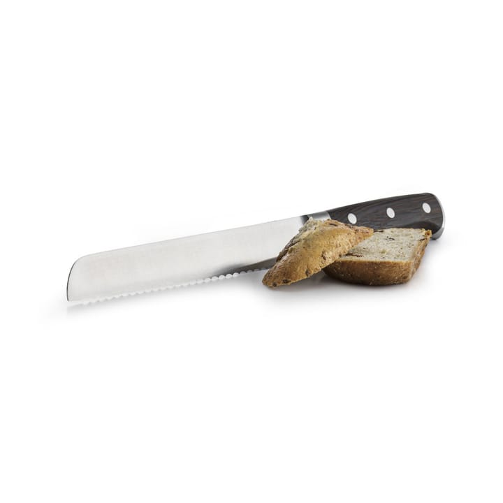 Erik bread knife extra long, Wenge wood-stainless steel Sagaform