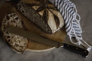 Erik bread knife extra long - Wenge wood-stainless steel - Sagaform