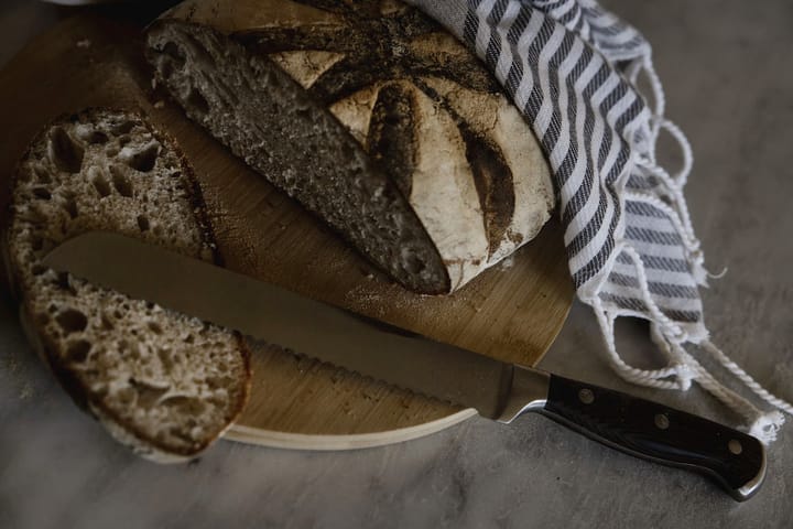 Erik bread knife extra long, Wenge wood-stainless steel Sagaform