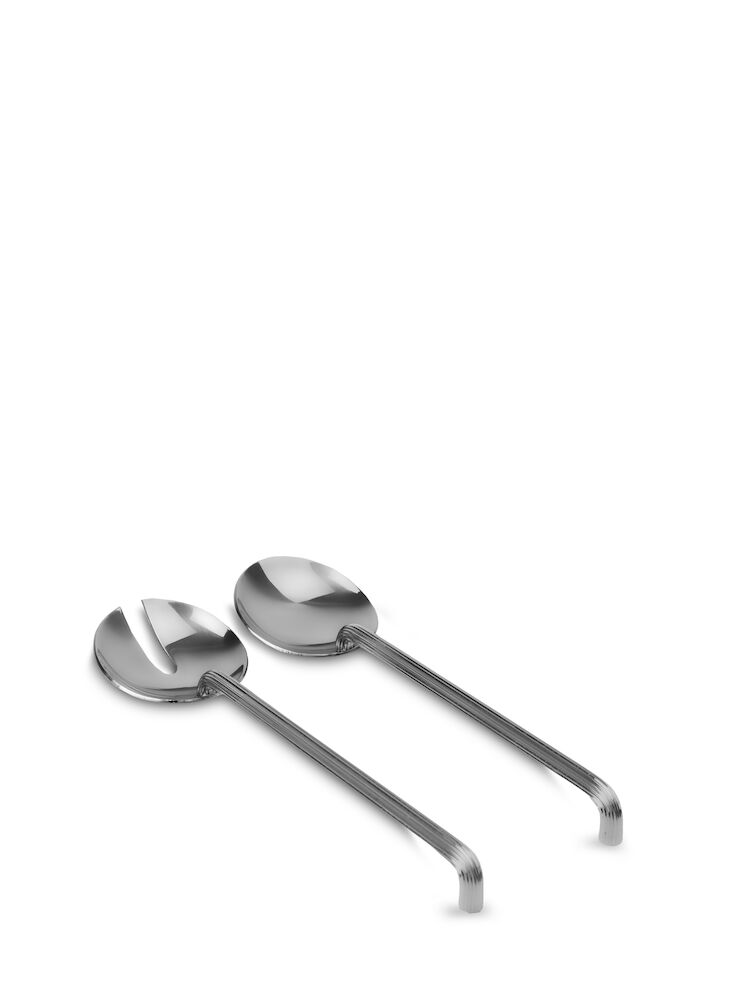 Sagaform Estelle salad servers Metal | Scandinavian Design | Salad servers | Silver-coloured