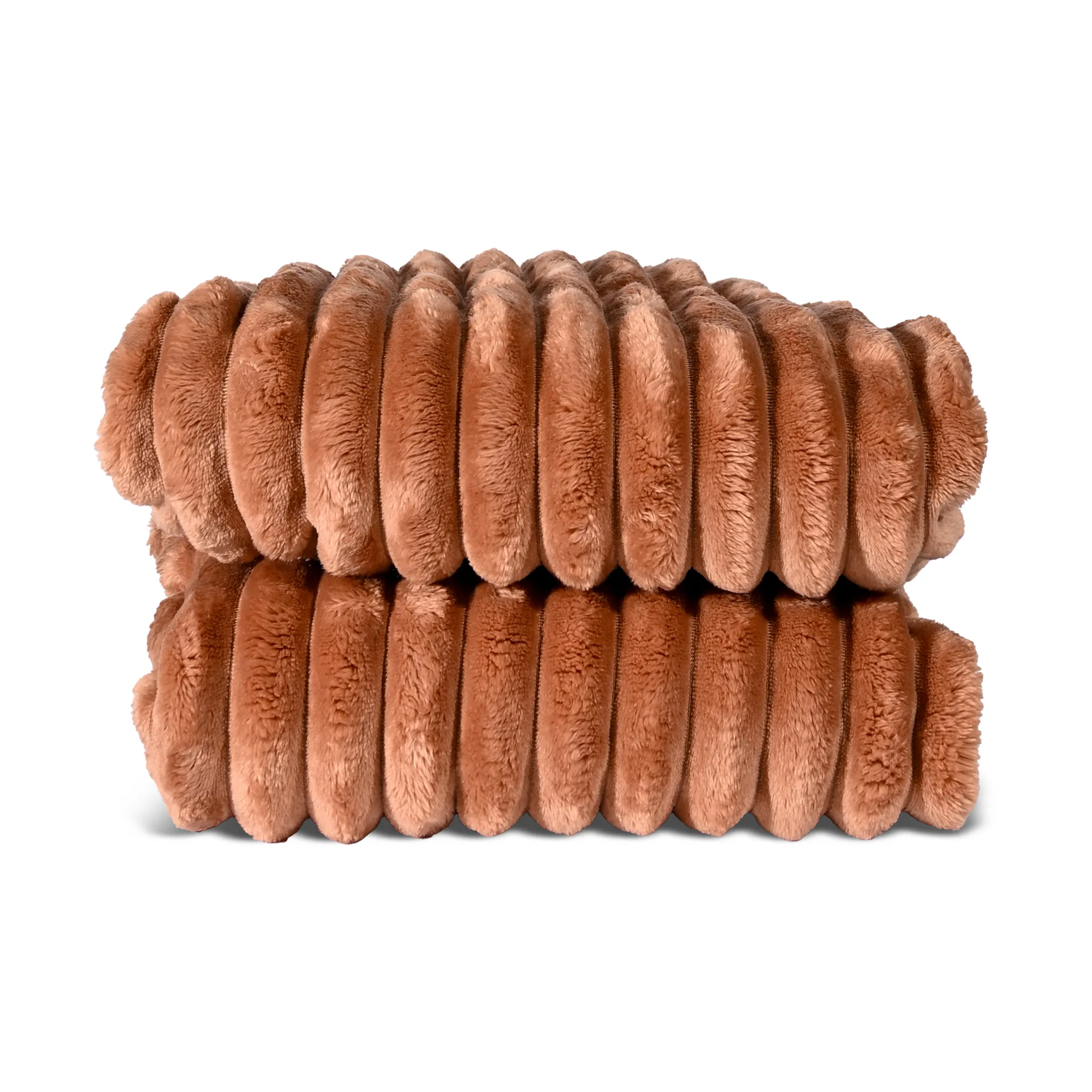 Esther fleece throw, Light brown Sagaform