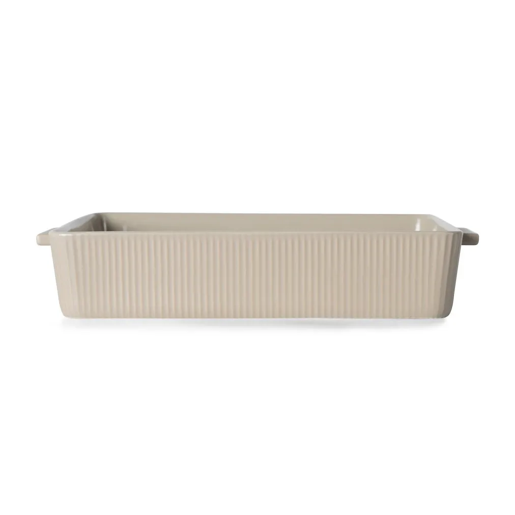 Sagaform Flora oven dish beige 36x23 cm | Scandinavian Design | Oven dishes | Beige