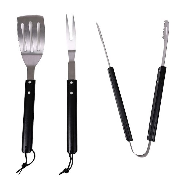 Sagaform Fredde BBQ grillset 3 pieces Black | Scandinavian Design | Steak knives | Black
