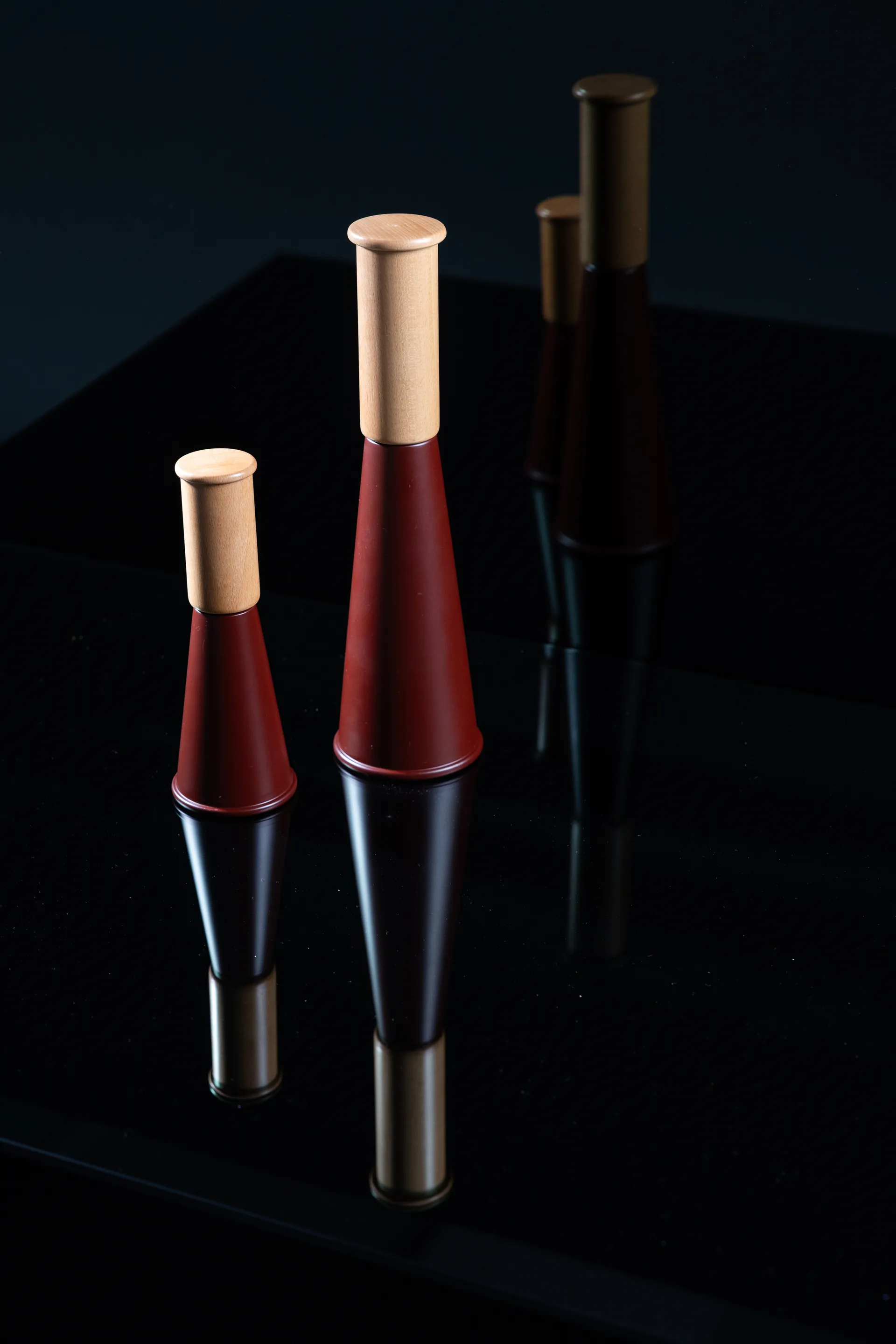 Gurken salt and pepper grinder medium 20.5 cm, Red-brown Sagaform