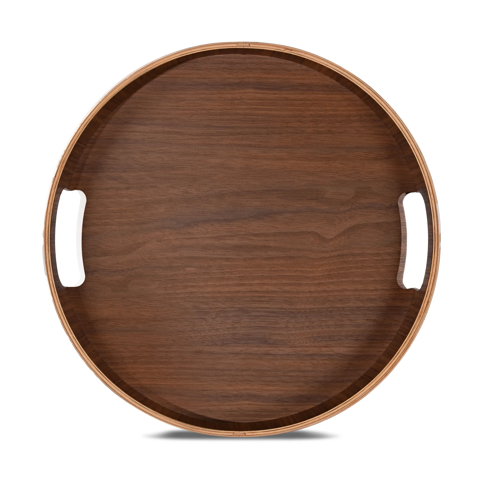 Hanna round tray Ø35 cm, Dark brown Sagaform