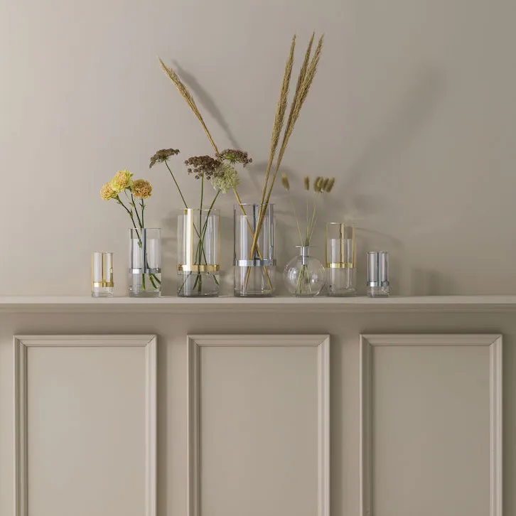 Hold vase large, Gold Sagaform