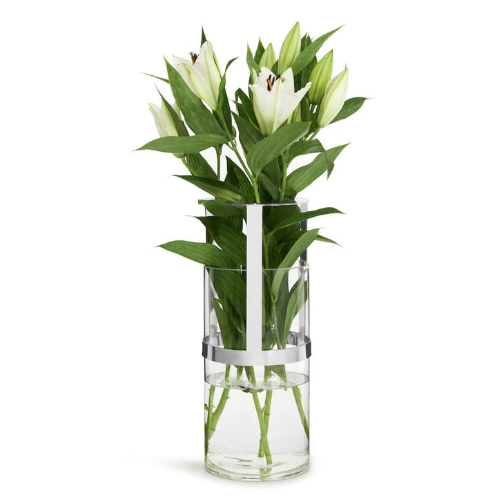 Hold vase large - Silver - Sagaform