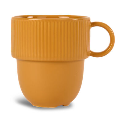 Sagaform Inka cup with handle 27 cl Yellow | Scandinavian Design | Coffee cups | Yellow