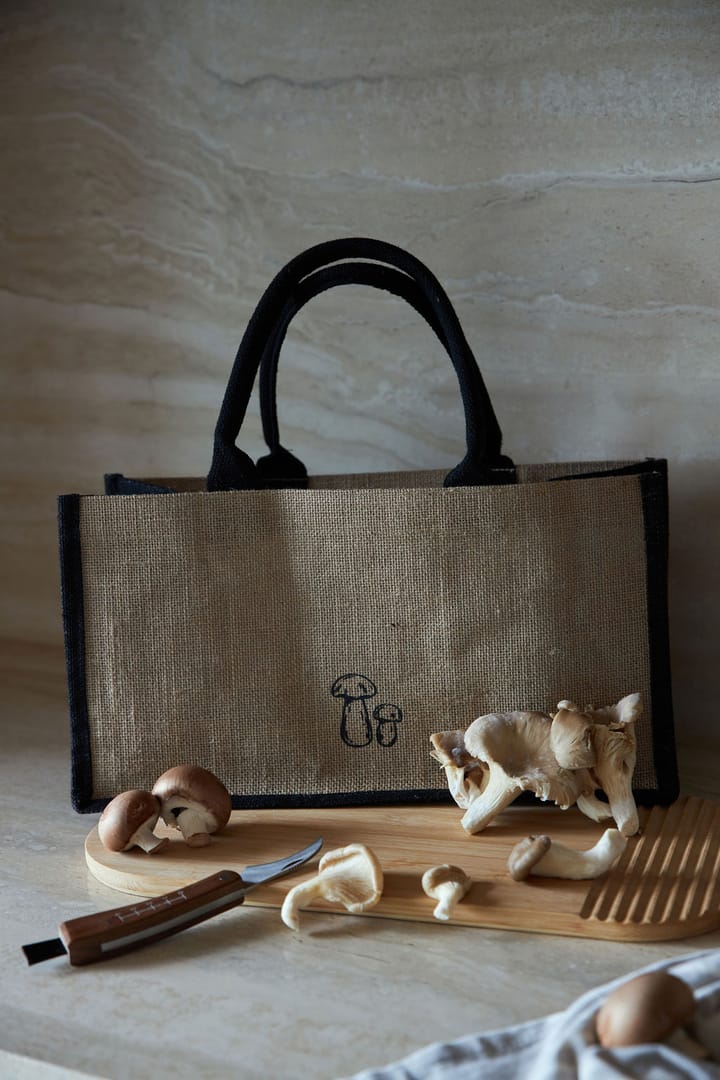 Karl-Johan mushroom knife and bag set - Beige-black - Sagaform