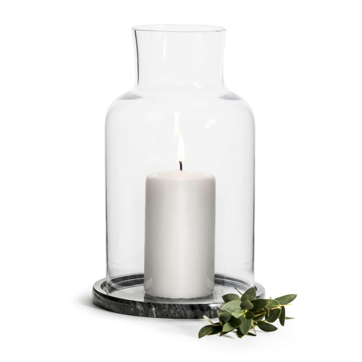 Marble candle holder - marble-glass - Sagaform