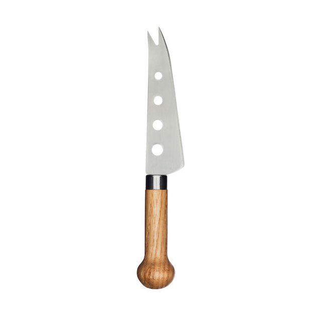 Sagaform Nature cheese knife Oak | Scandinavian Design | Cheese knives | Silver-coloured