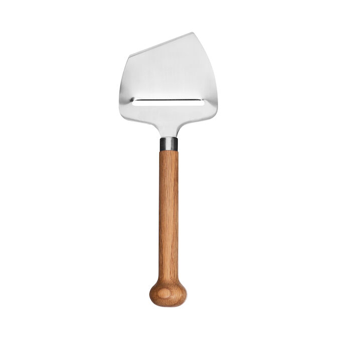 Sagaform Nature cheese slicer Oak | Scandinavian Design | Cheese slicers | Silver-coloured