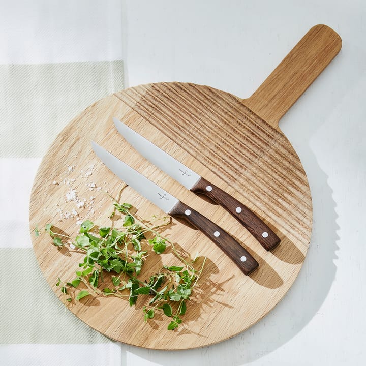 Nature round cutting board bamboo with handle - Ø30 cm - Sagaform