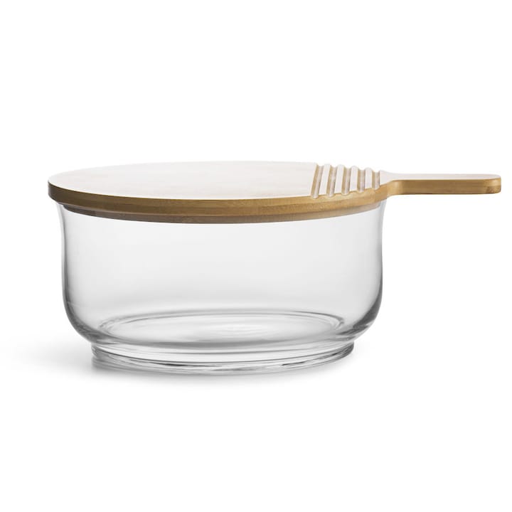 Nature salad bowl with bamboo lid - Ø21 cm - Sagaform