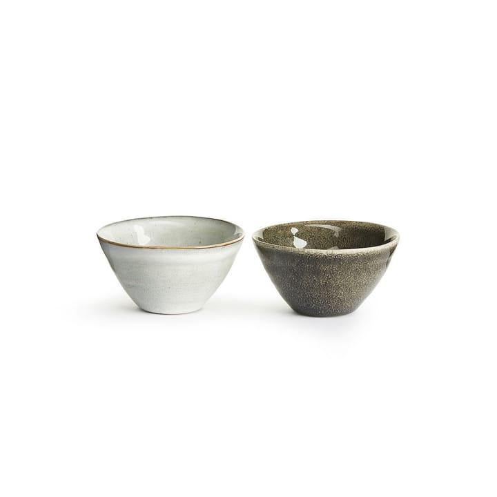 Nature serving bowl mini 2-pack - stoneware - Sagaform