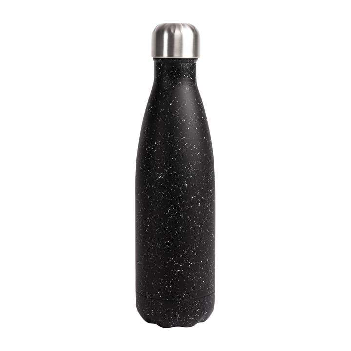 Nils steel bottle 50 cl - Black-white - Sagaform