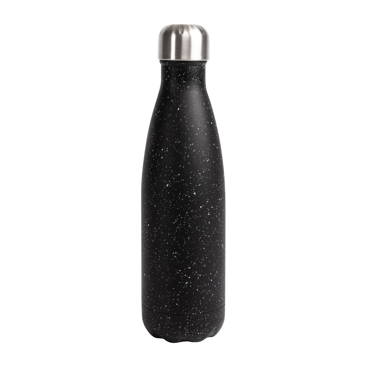Sagaform Nils steel bottle 50 cl Black-white | Scandinavian Design | Water bottles | Black