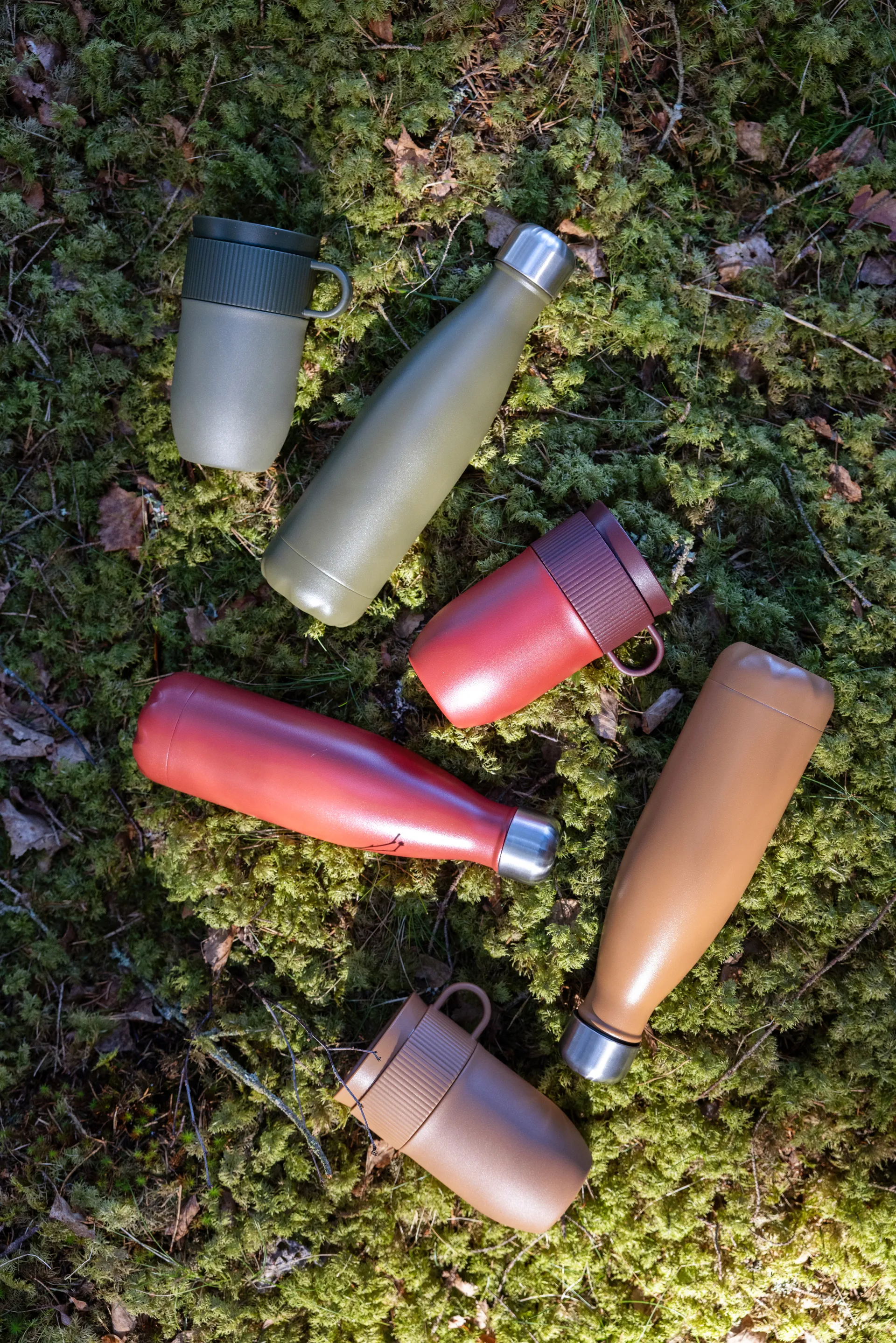 Nils steel bottle 50 cl, Fudge Pantone Sagaform