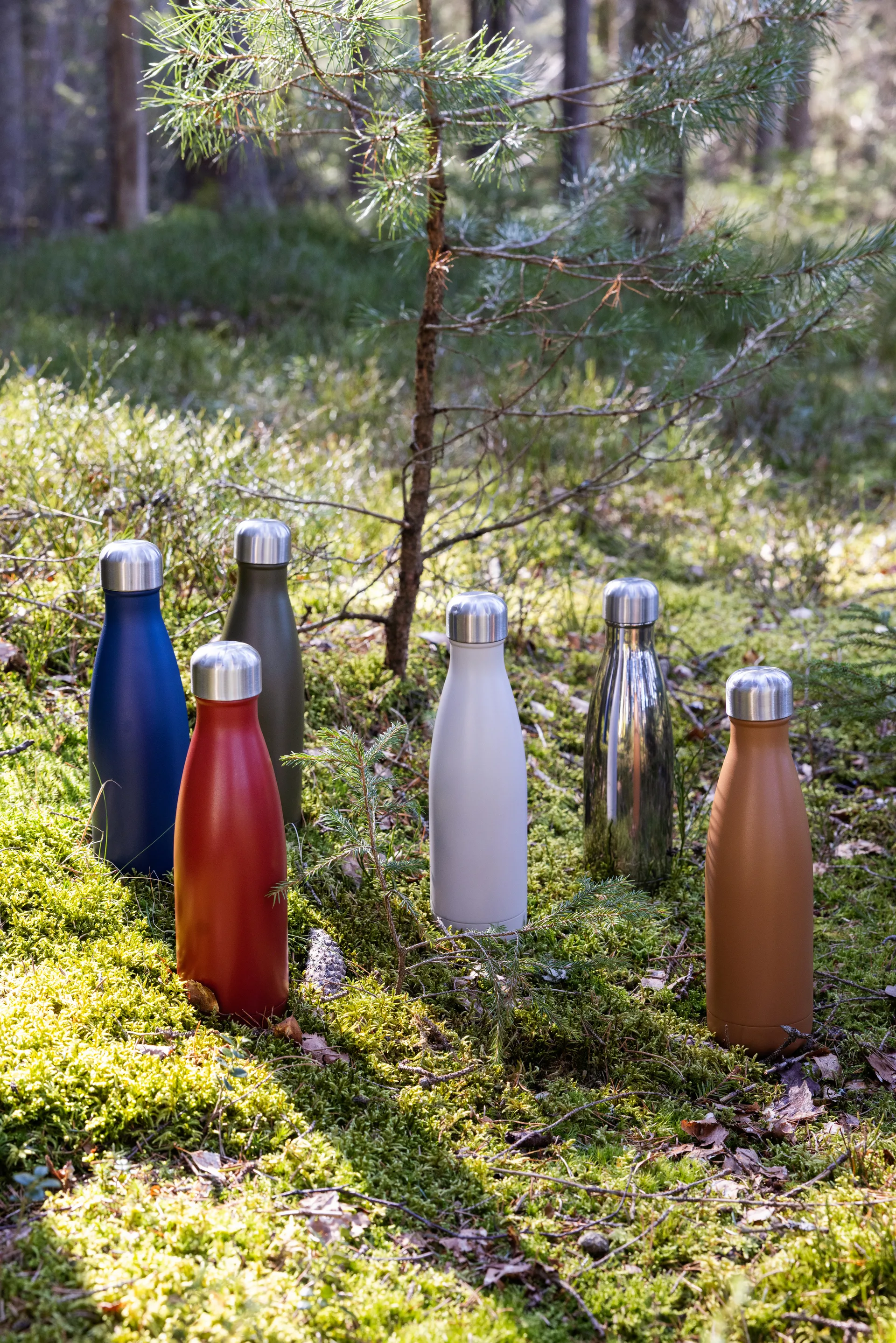 Nils steel bottle 50 cl, Fudge Pantone Sagaform