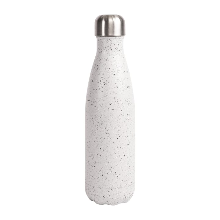 Nils steel bottle 50 cl - White-black - Sagaform