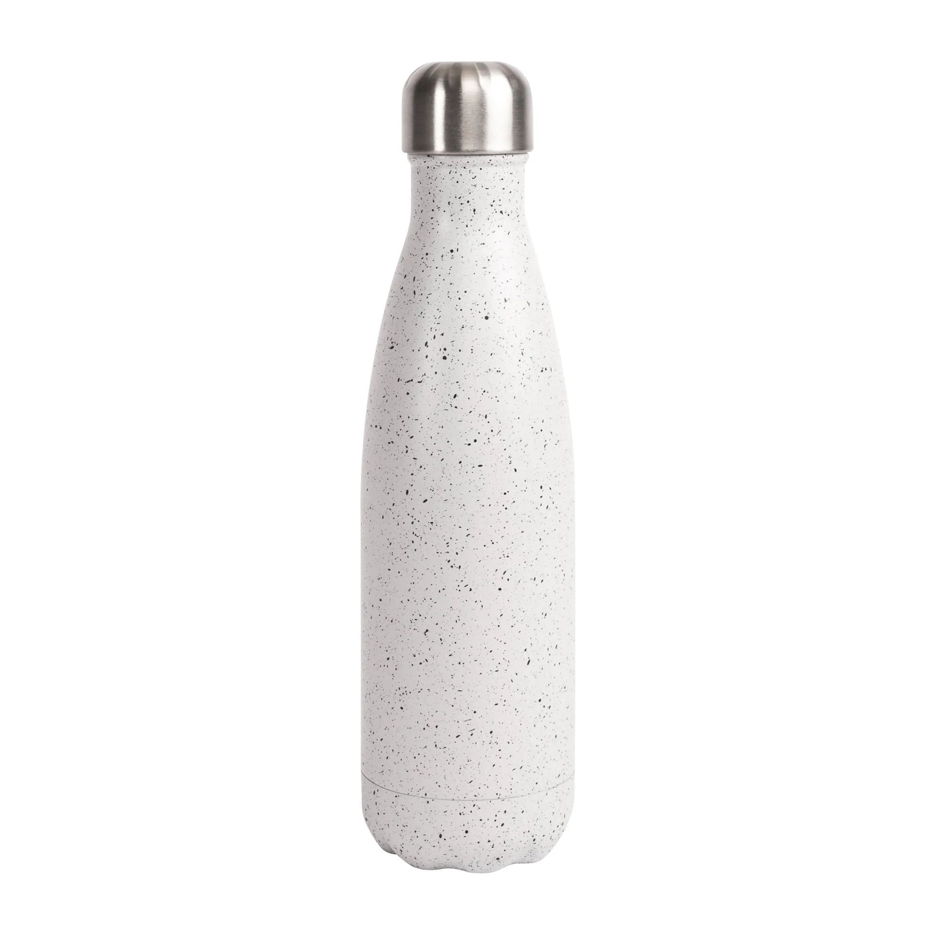 Nils steel bottle 50 cl, White-black Sagaform