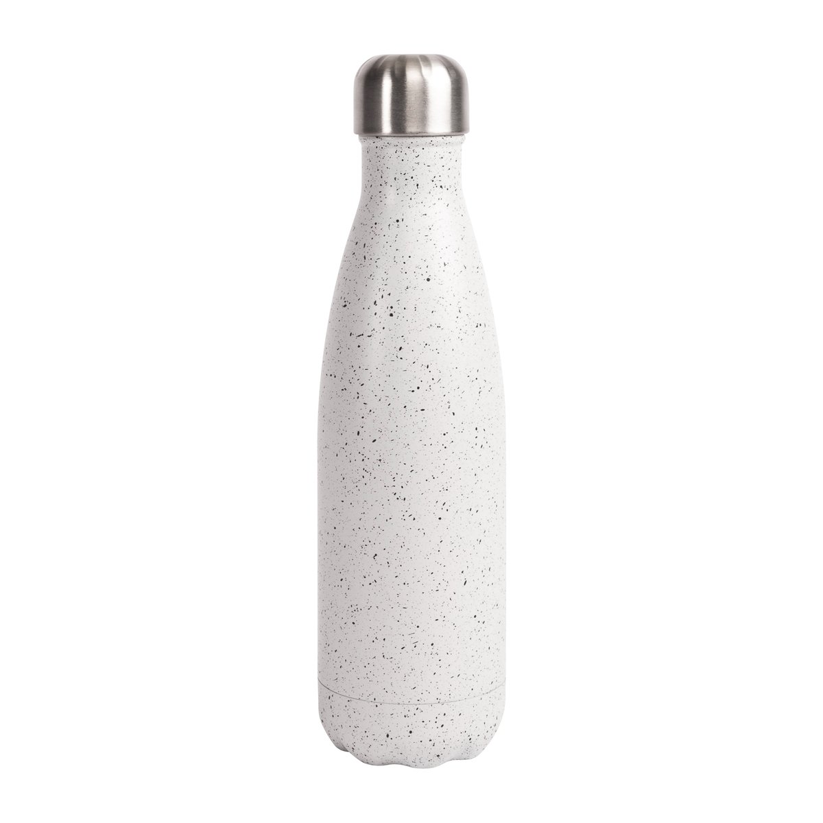 Sagaform Nils steel bottle 50 cl White-black | Scandinavian Design | Water bottles | Black