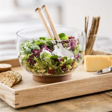 Oak serving bowl - large - Sagaform