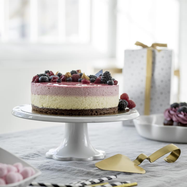 Piccadilly cake platter - white - Sagaform
