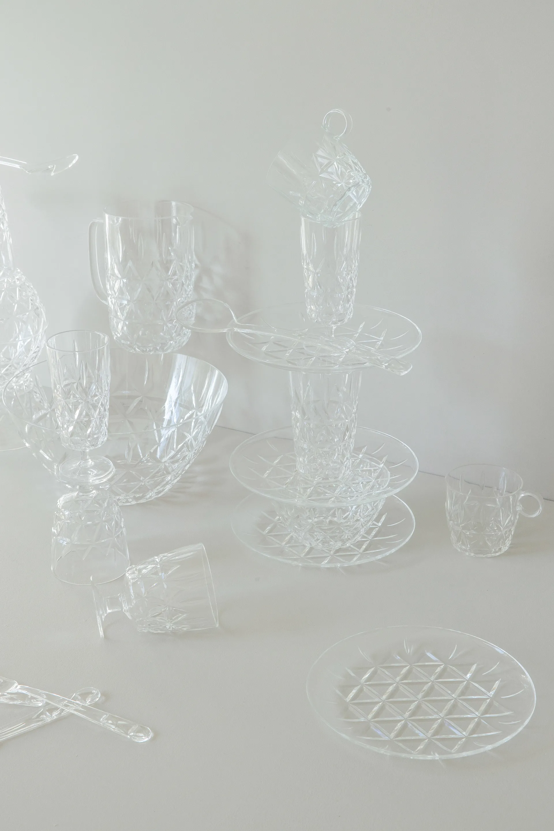 Picknick coffee cup 4-pack, Clear Sagaform