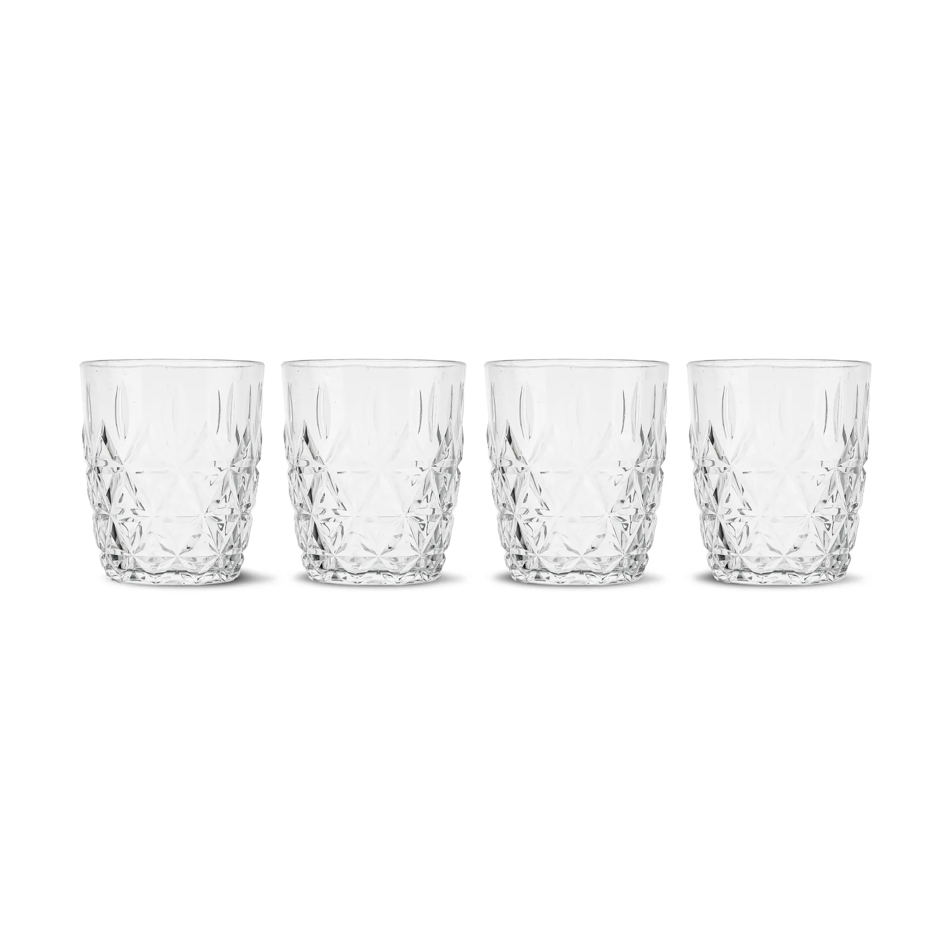 Picknick Juni water glass 28 cl 4-pack, Clear Sagaform