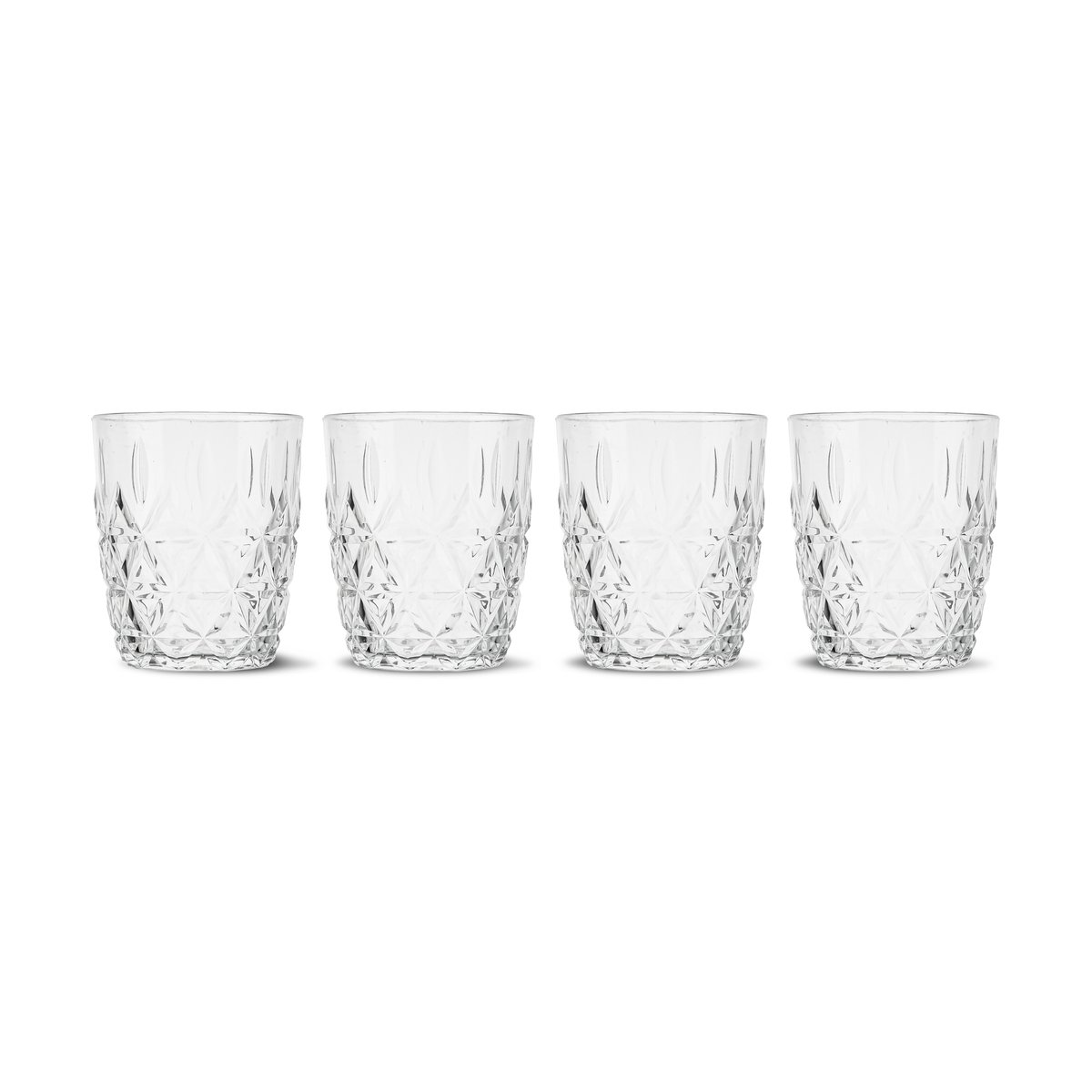 Sagaform Picknick Juni water glass 28 cl 4-pack Clear