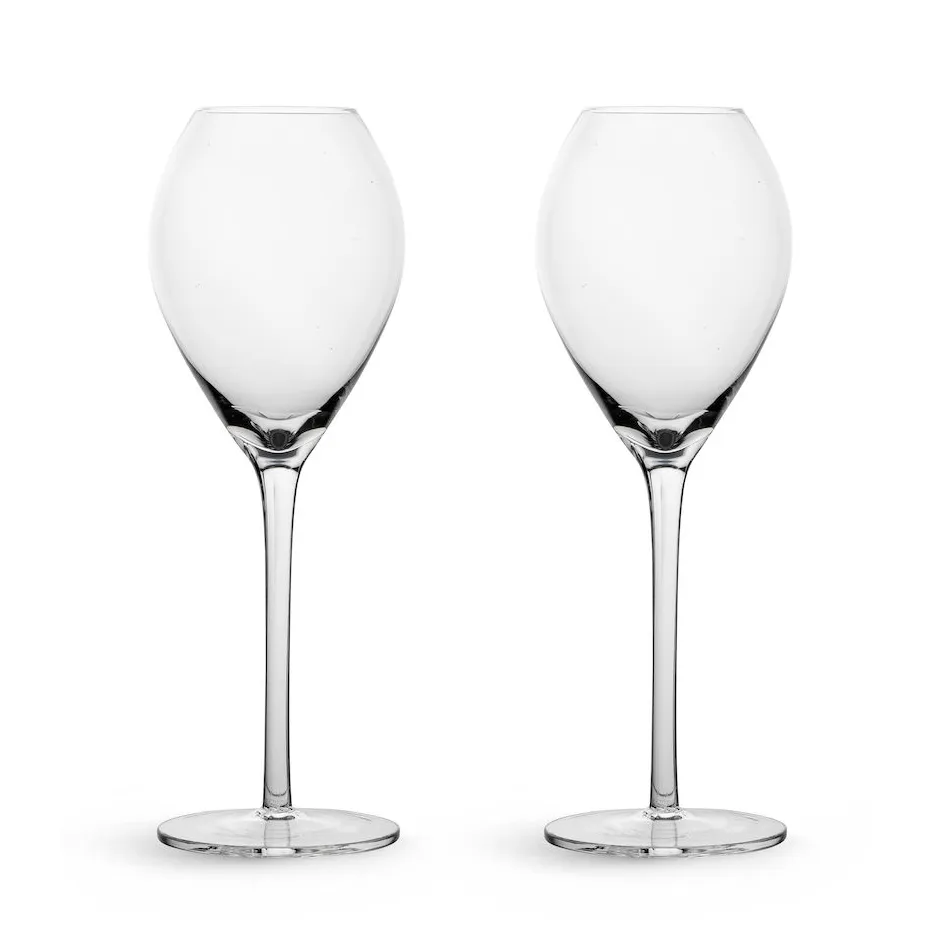 Sagaform Saga champagne glass 2-pack Clear | Scandinavian Design | Champagne glasses | Transparent