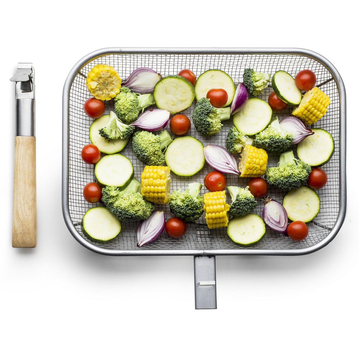 Sagaform BBQ grill basket Stainless steel | Scandinavian Design | Silver-coloured