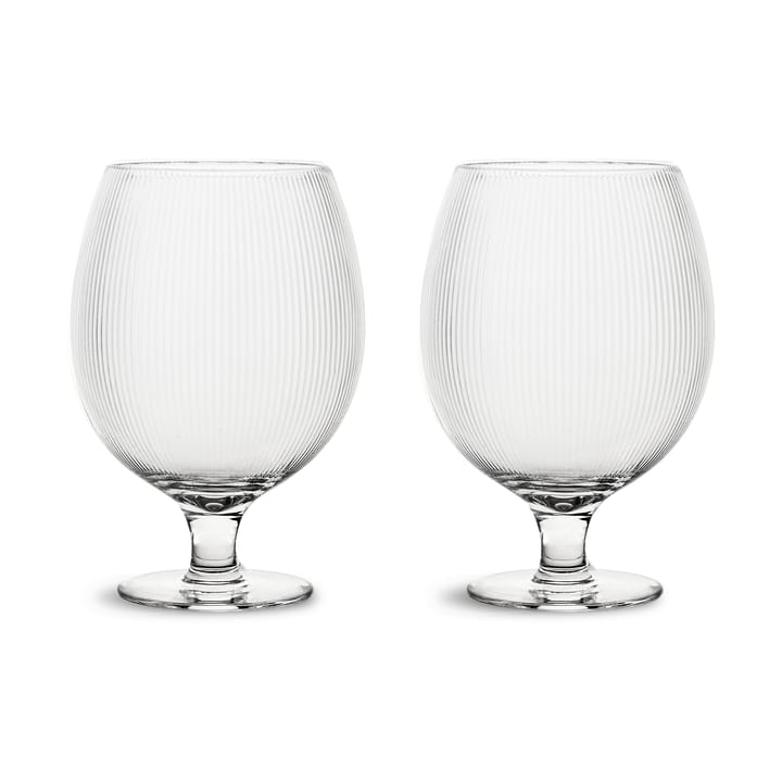 Sagaform Blanka beer glass 50 cl 2-pack - Clear - Sagaform