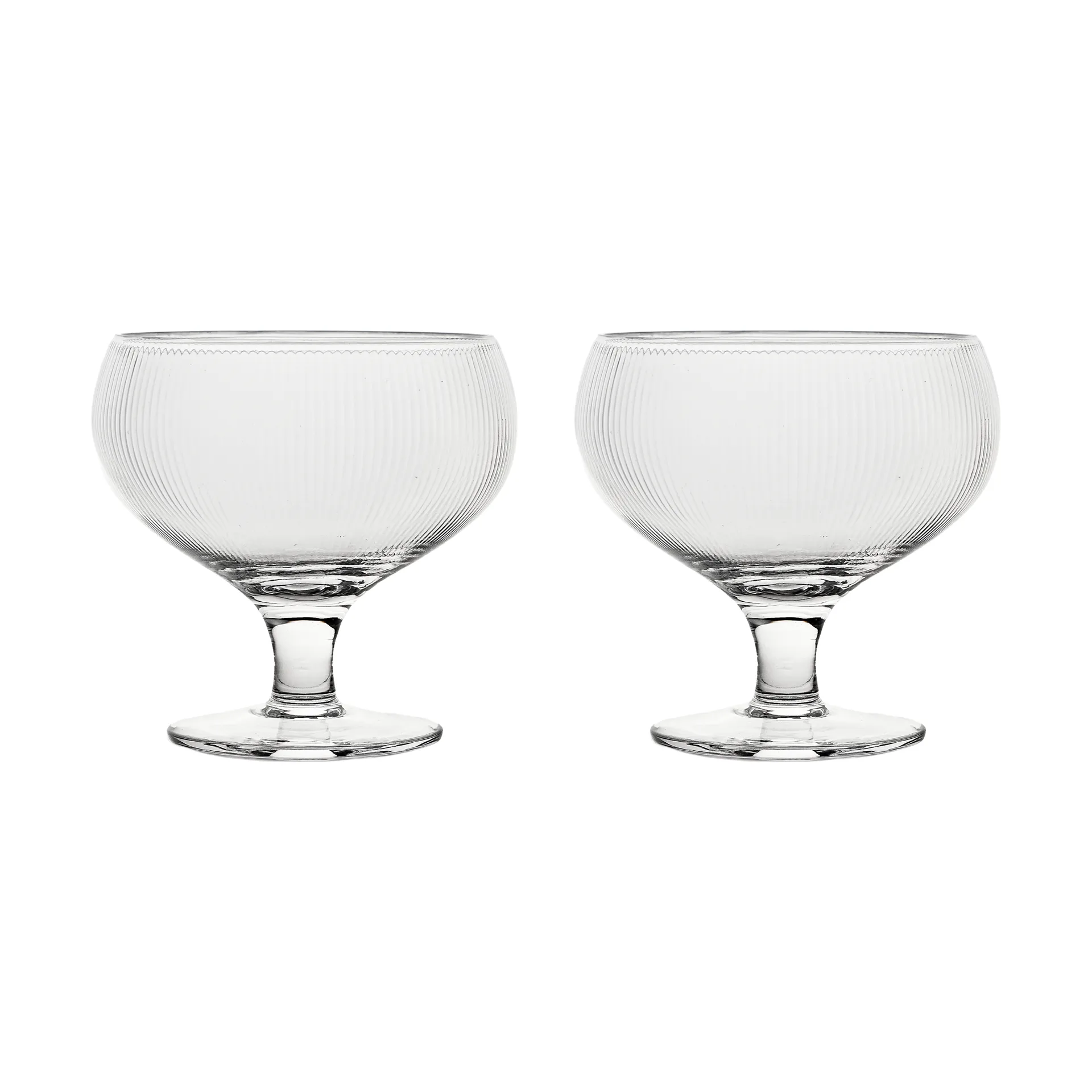 Sagaform Blanka champagne coupe 30 cl 2-pack, Clear Sagaform