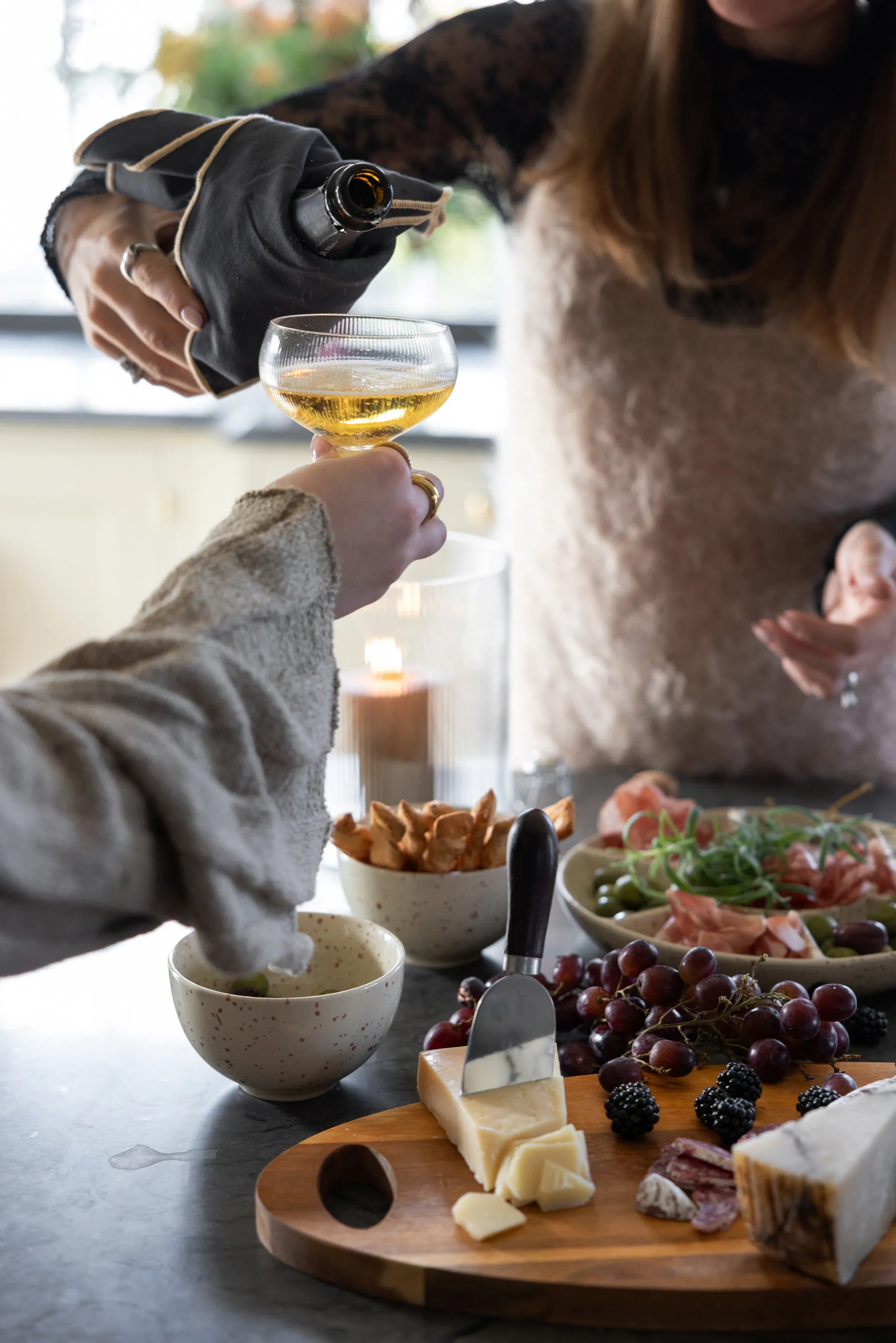 Sagaform Blanka champagne coupe 30 cl 2-pack, Clear Sagaform