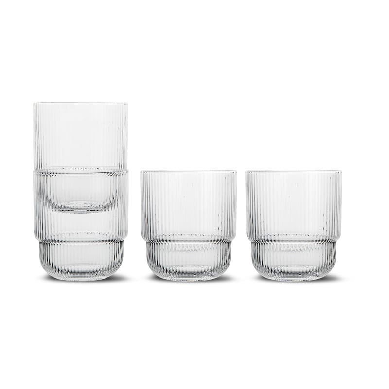 Sagaform Sagaform clear water glasses 4-pack Clear