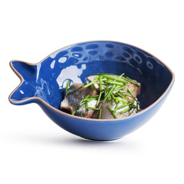 Sagaform Fish serving bowl blue - small - Sagaform