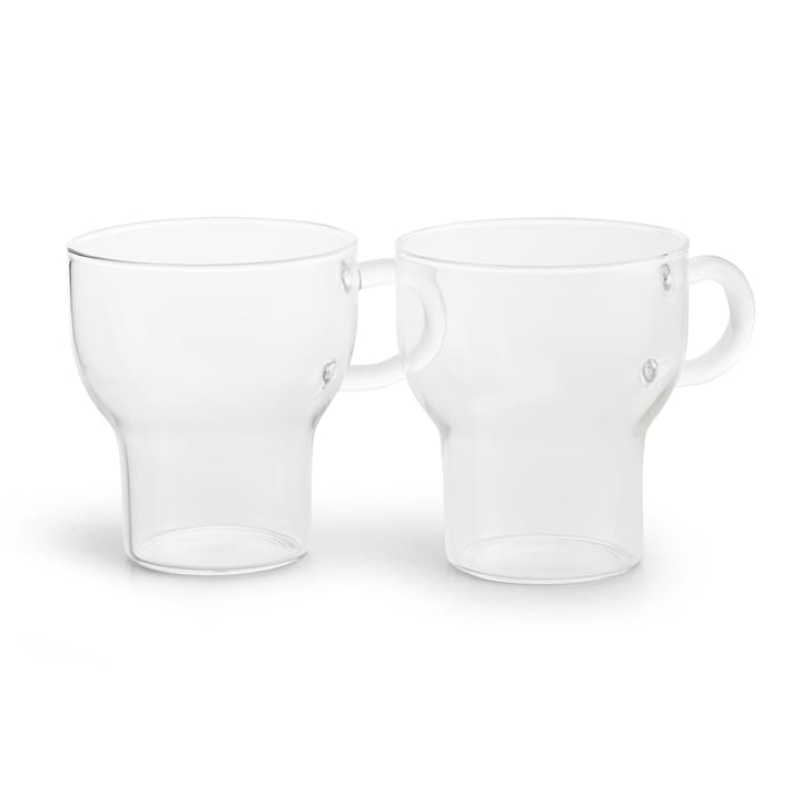 Sagaform glassmug 25 cl 2-pack - clear - Sagaform