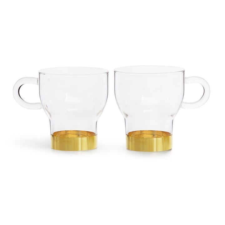 Sagaform glögg mug 15 cl 2-pack - Gold plated - Sagaform