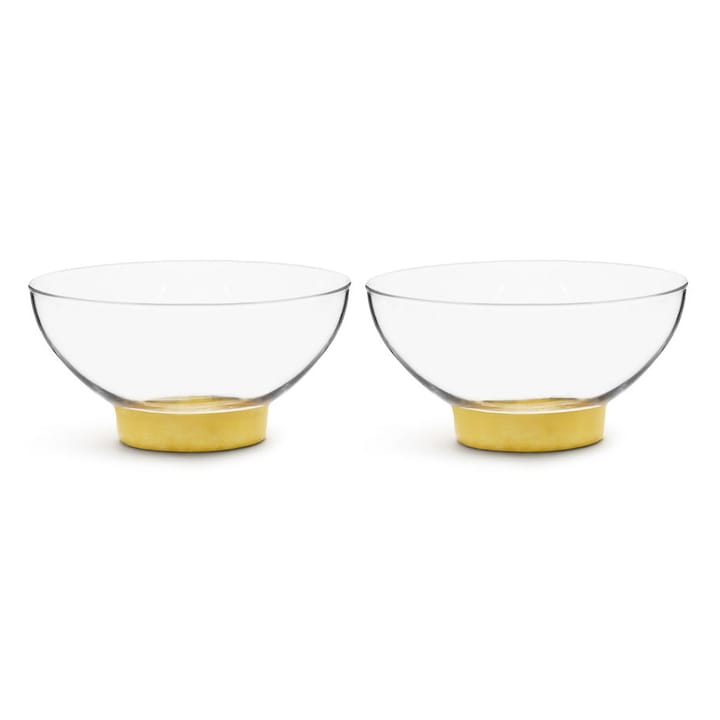 Sagaform serving bowl 2-pack - Goldplated - Sagaform