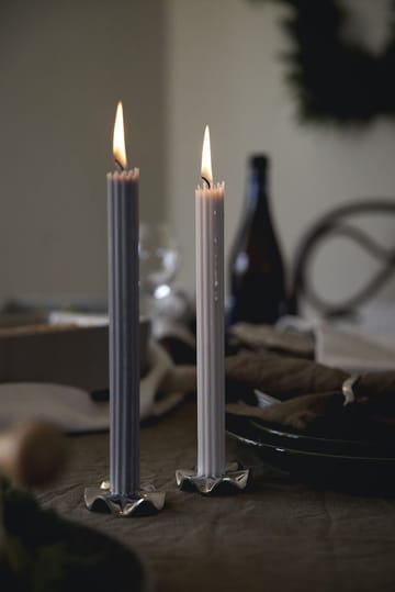 Signe candle sticks 2-pack - Silver - Sagaform