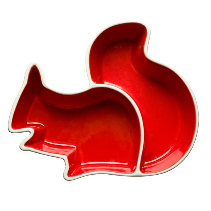 Squirrel bowl - red-white - Sagaform