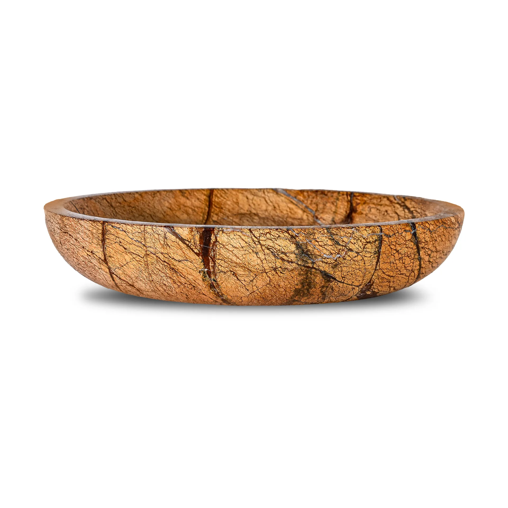 Stone bowl large Ø28 cm, Brown forest marble Sagaform
