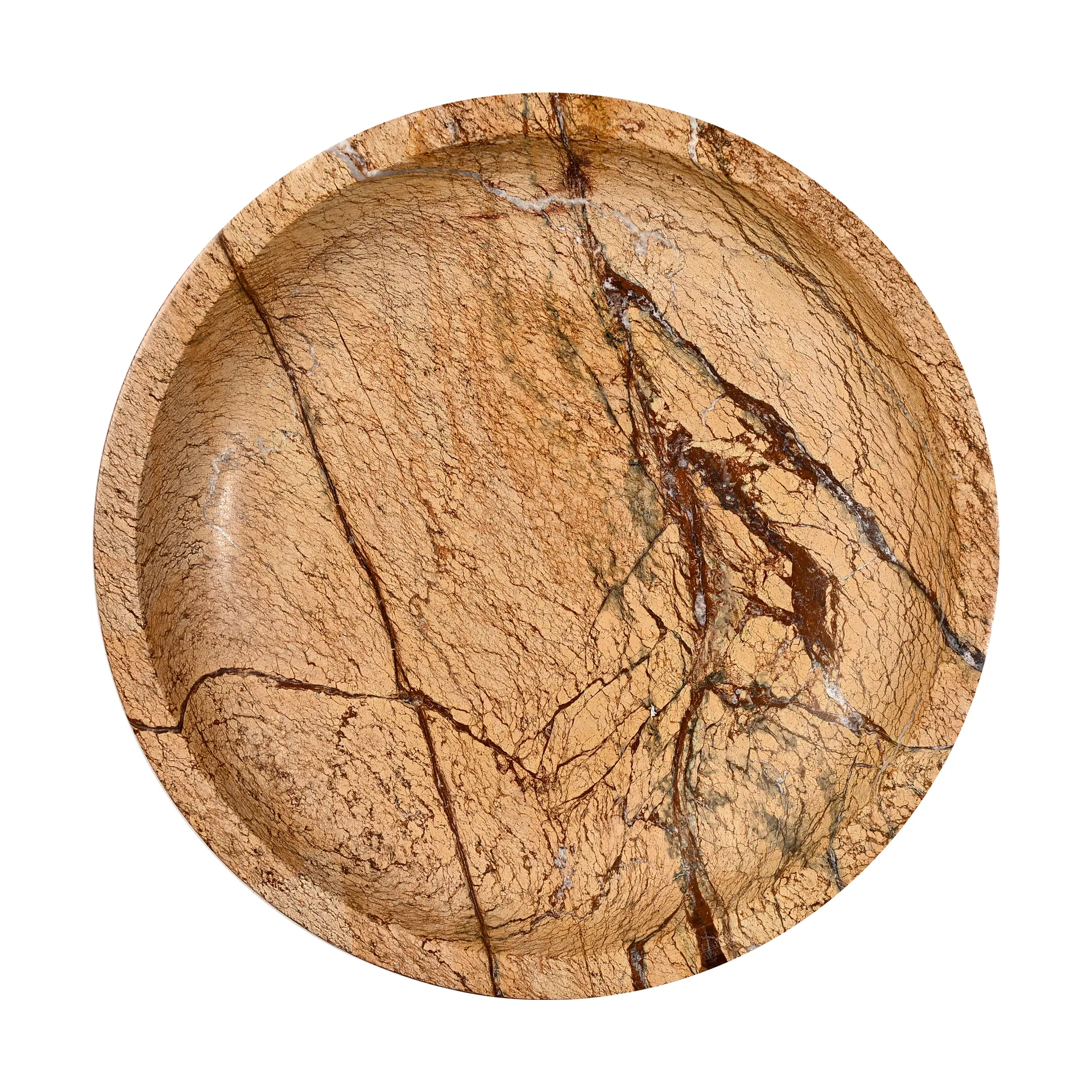 Stone bowl large Ø28 cm, Brown forest marble Sagaform