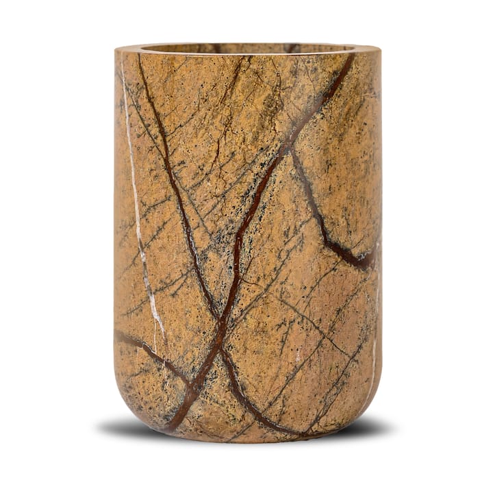 Stone wine cooler Ø12.5 cm - Brown forest marble - Sagaform