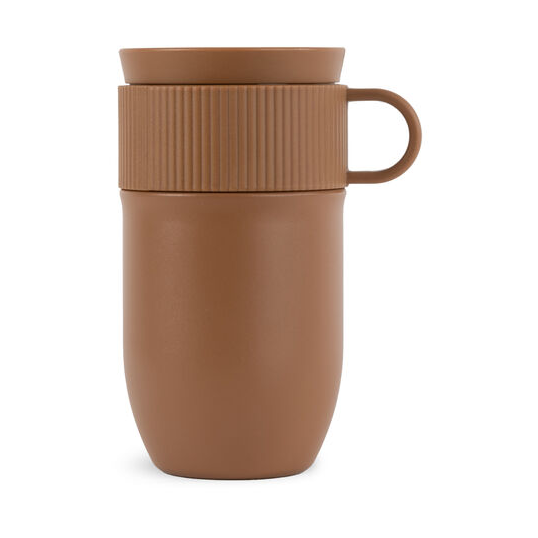 Sagaform Ted car mug thermos mug 28 cm Fudge | Scandinavian Design | Thermal flasks & travel mugs | Brown