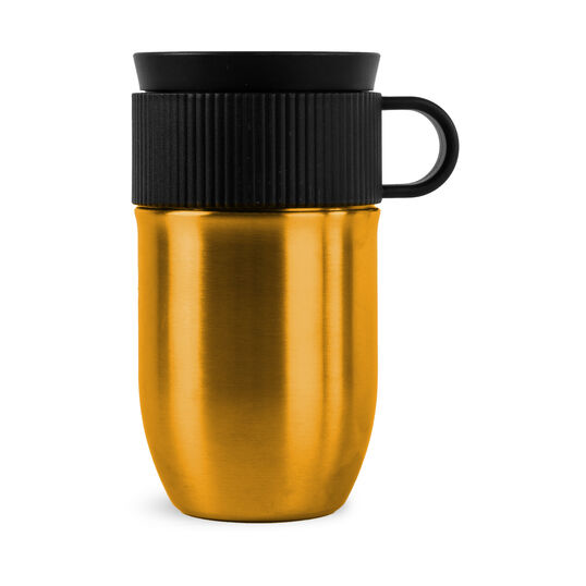 Sagaform Ted car mug thermos mug 28 cm Gold | Scandinavian Design | Thermal flasks & travel mugs | Gold-coloured