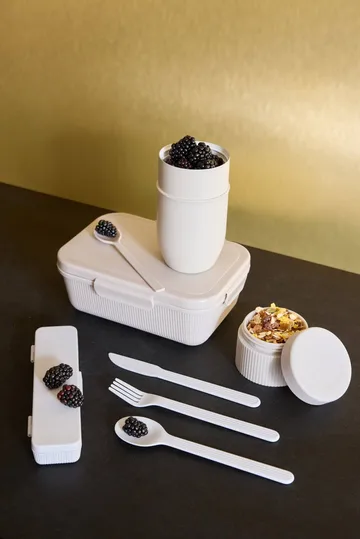 Tina cutlery set - Beige Pantone Warm grey 3C - Sagaform